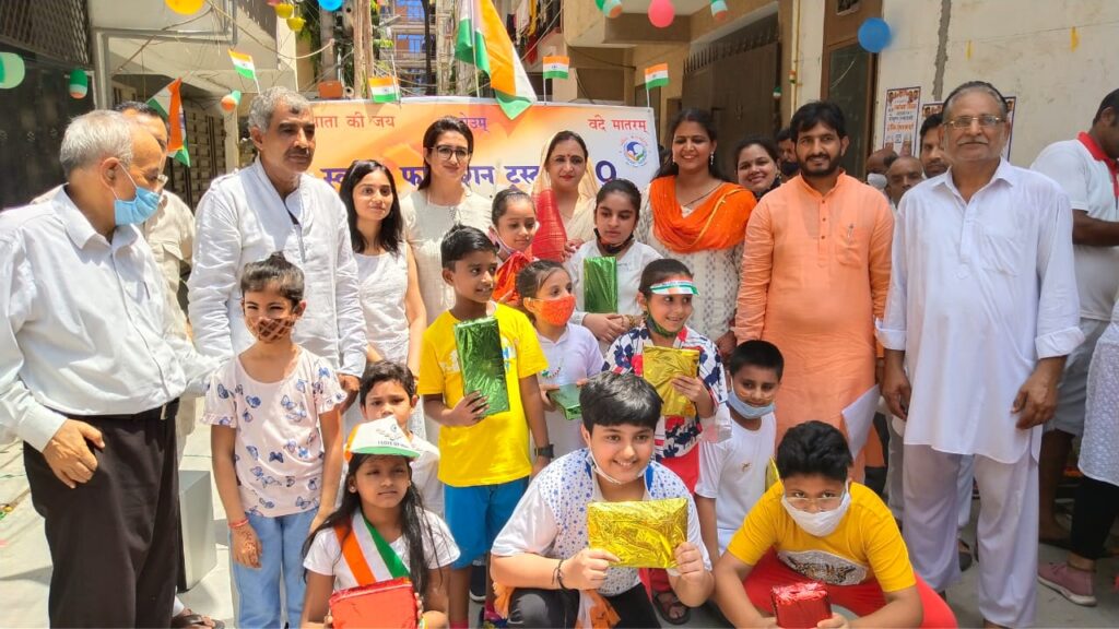 Independence Day पर स्वस्ति फाउन्डेशन ने किया कार्यक्रम